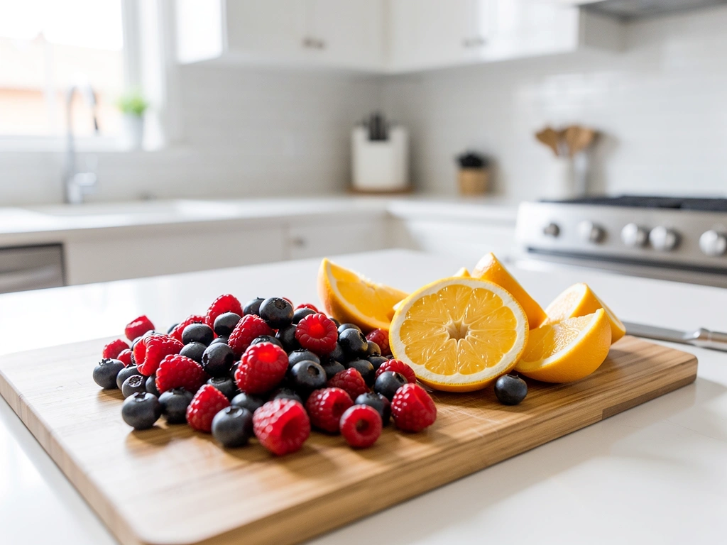 Gezond fruit prepareren